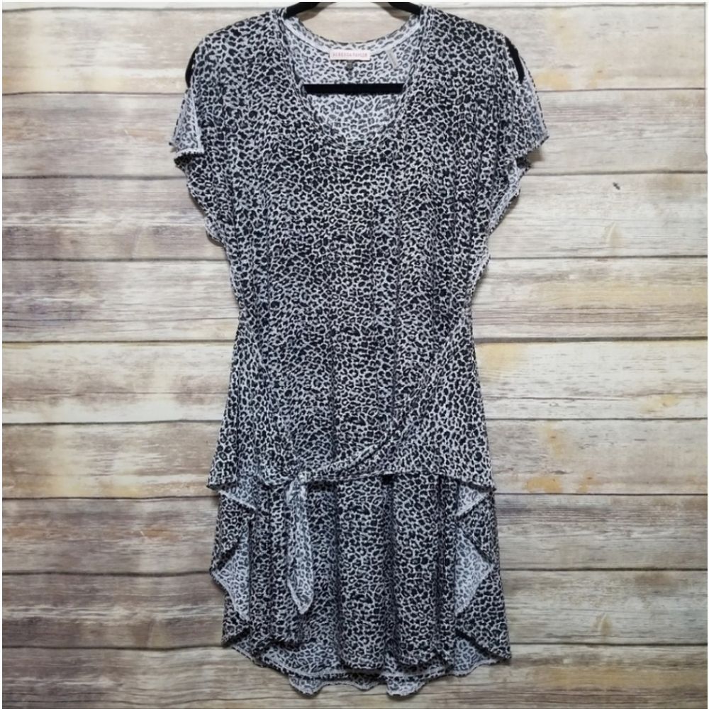 Rebecca Taylor Animal Print Dress Size XS